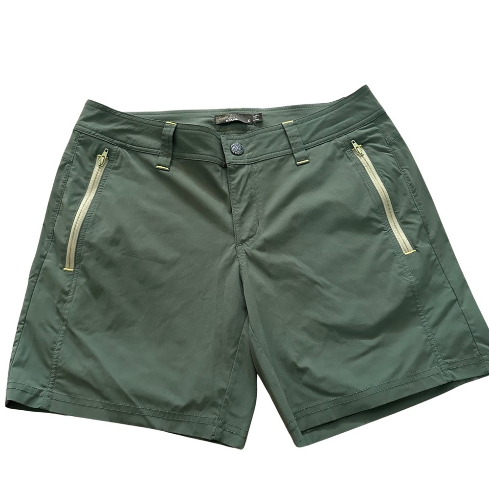 Prana Women’s Olive Hiking Shorts | Size 4
